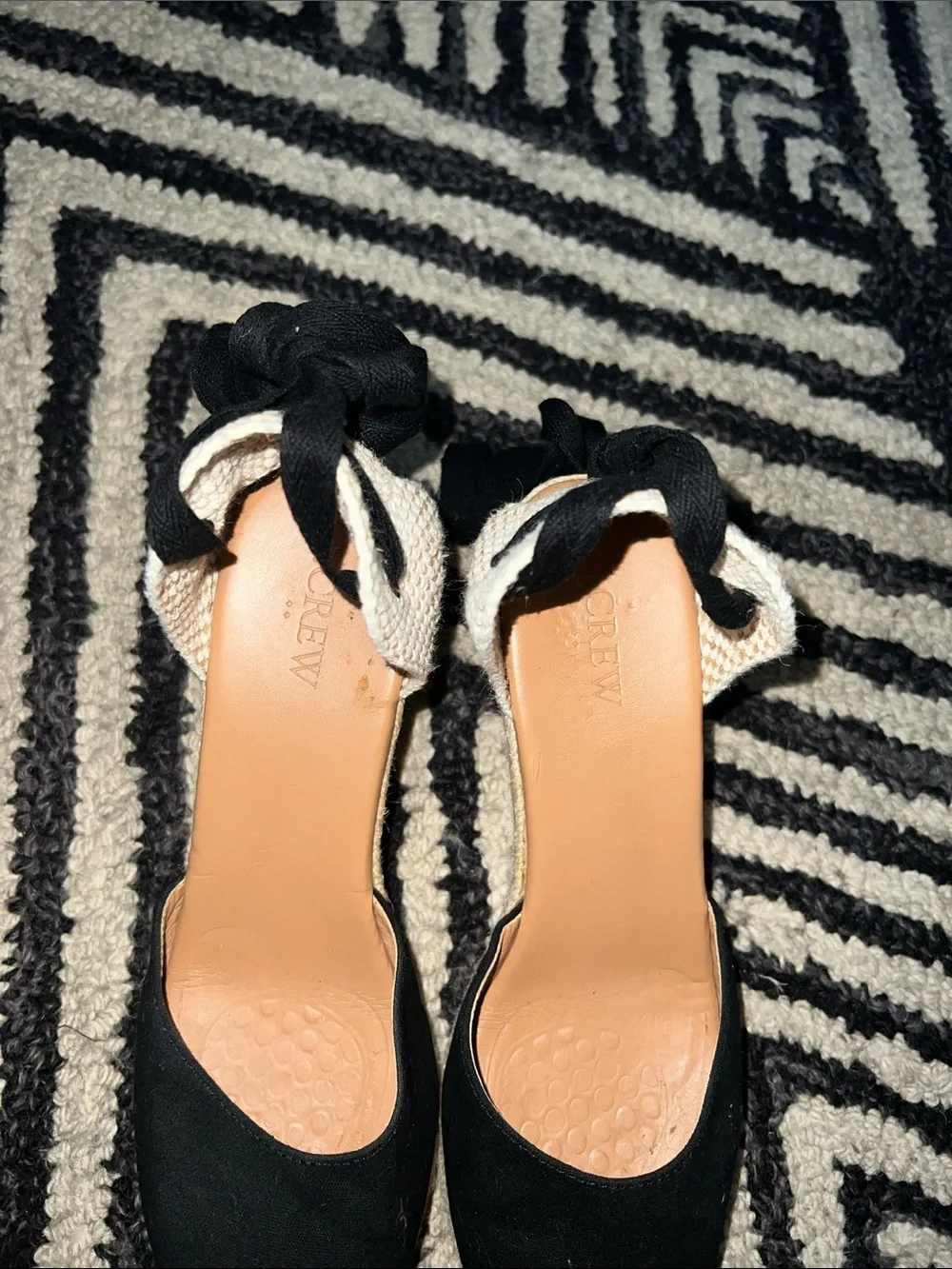J. Crew Factory black canvas